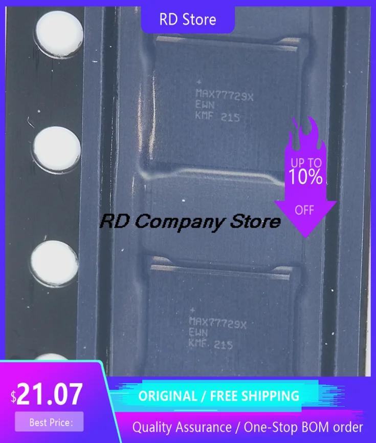 1-5PCS MAX77729XEWN+T MAX77729 77729 BGA Integrated Circuis Power IC Free Shipping
1-5PCS MAX77729XEWN+T MAX77729 77729 BGA Integrated Circuis Power IC Free Shipping