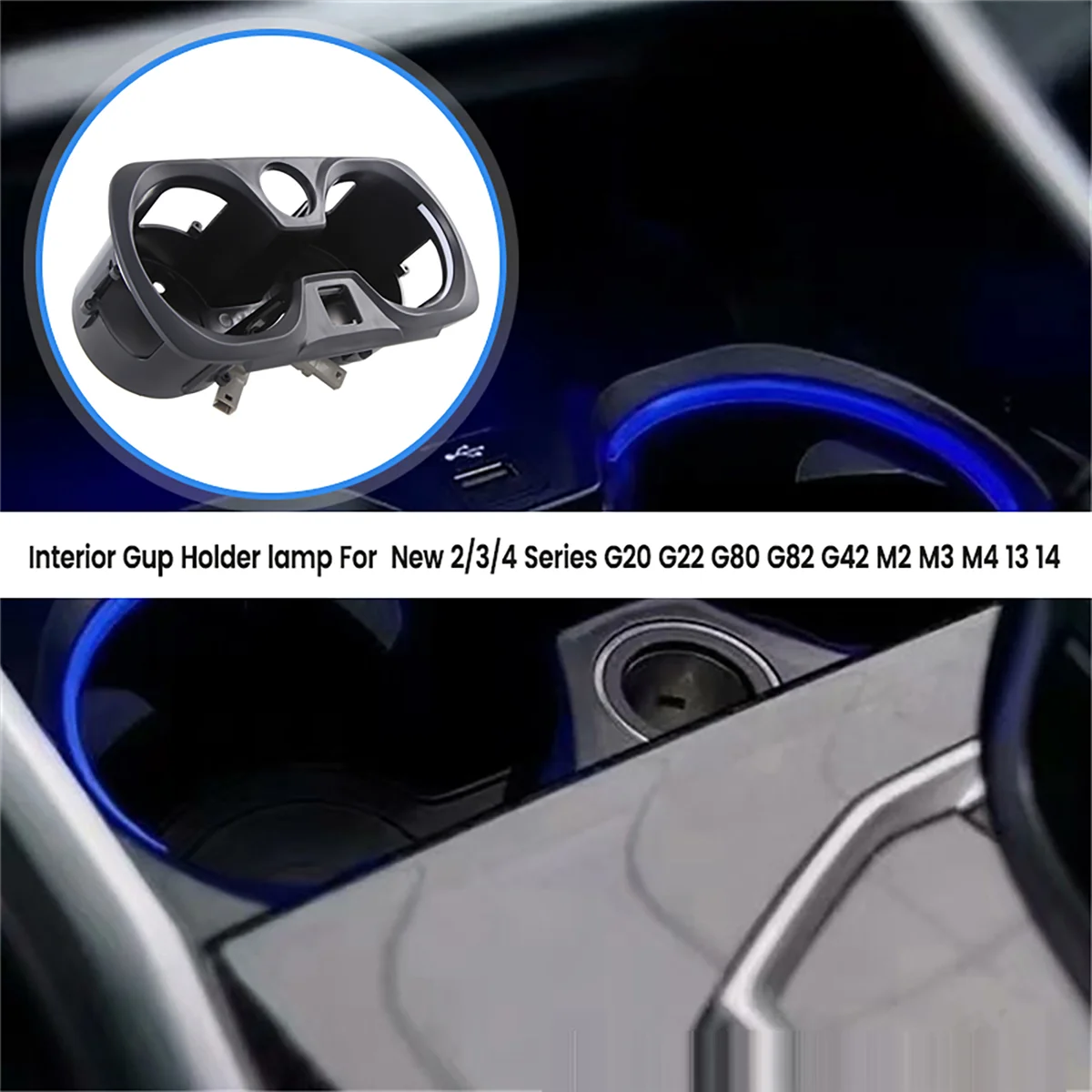 Highly Recommended.LED Car Interior Cup Holder lamp For BMW New 2/3/4 Series G20 G22 G80
Highly Recommended.LED Car Interior Cup Holder lamp For BMW New 2/3/4 Series G20 G22 G80