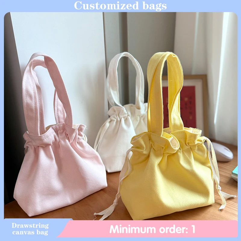 Custom printed solid color single shoulder drawstring canvas tote bag for women foldable reusable handheld shopping bag handbag
Custom printed solid color single shoulder drawstring canvas tote bag for women foldable reusable handheld shopping bag handbag