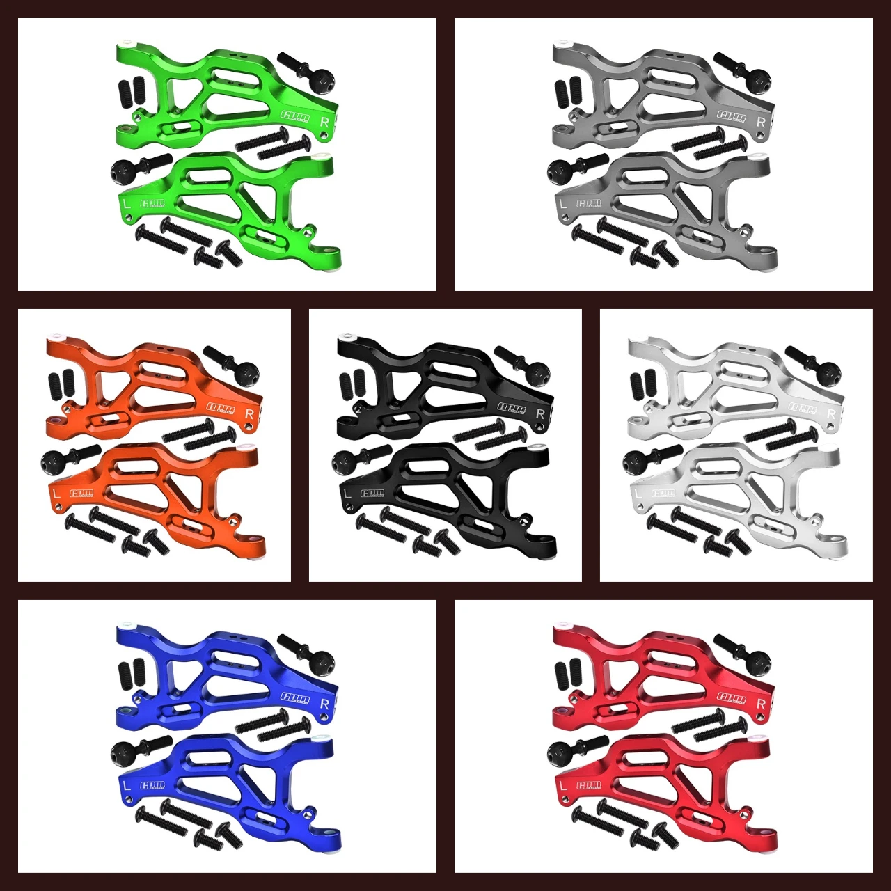 GPM Aluminum Front Lower Arms For ARRMA 1/7 Mojave 6S Blx Desert Truck ARA330606
GPM Aluminum Front Lower Arms For ARRMA 1/7 Mojave 6S Blx Desert Truck ARA330606