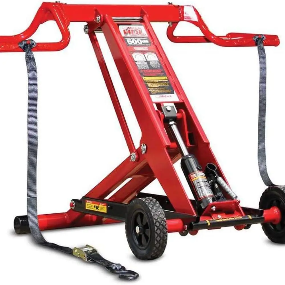 500lb Capacity Zero Turn Mower Hydraulic Lift Jack with Safety Lock
500lb Capacity Zero Turn Mower Hydraulic Lift Jack with Safety Lock