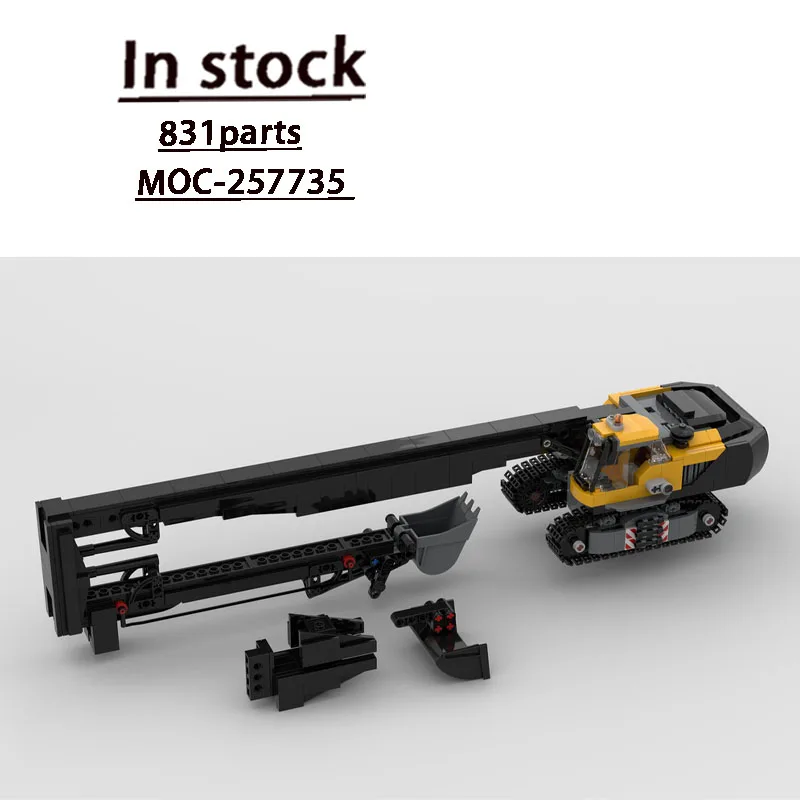 MOC-257735 Urban Industrial Blasting Excavator Building Block Model 831 Pieces Creative Boys' Children's Birthday Toy Gift
MOC-257735 Urban Industrial Blasting Excavator Building Block Model 831 Pieces Creative Boys' Children's Birthday Toy Gift