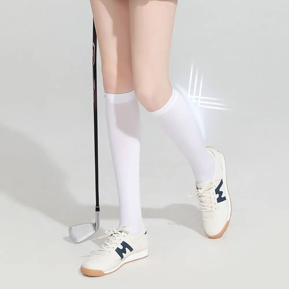 Black White Sunscreen High Socks Tennis Golf Ice Silk Sunproof Leg Protection Socks Sport Supplies Breathable
Black White Sunscreen High Socks Tennis Golf Ice Silk Sunproof Leg Protection Socks Sport Supplies Breathable