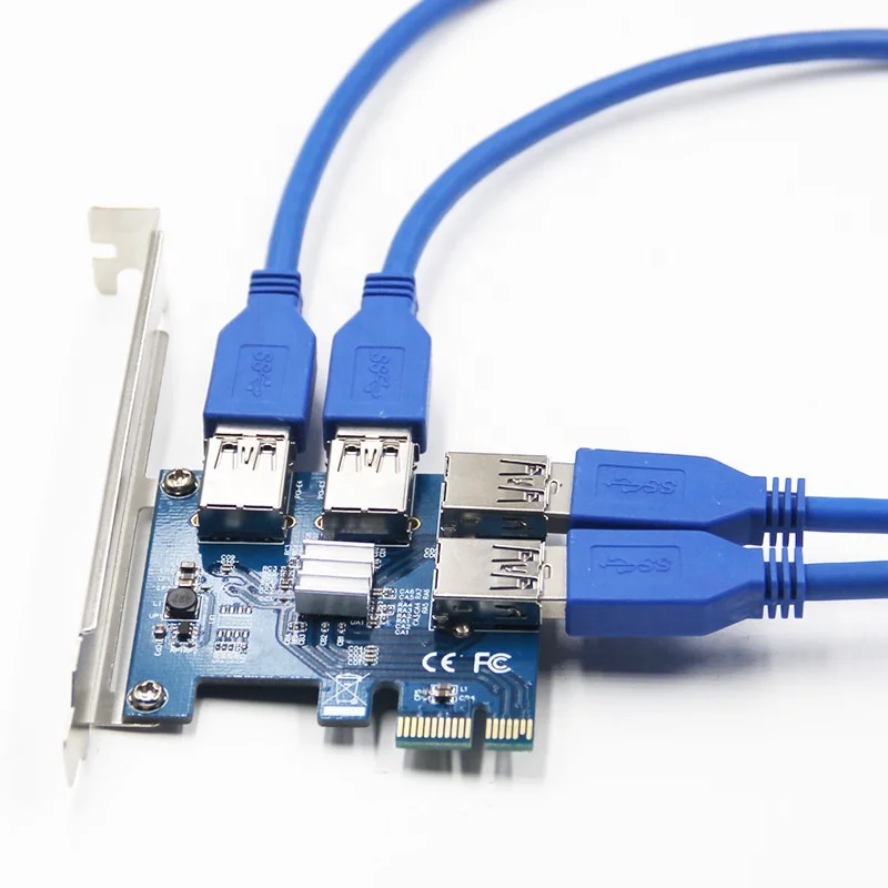 PCI-E to PCI-E adapter card 1 to 4pci-e to PCI-E slot one to four USB3.0 PCI-E expansion
PCI-E to PCI-E adapter card 1 to 4pci-e to PCI-E slot one to four USB3.0 PCI-E expansion
