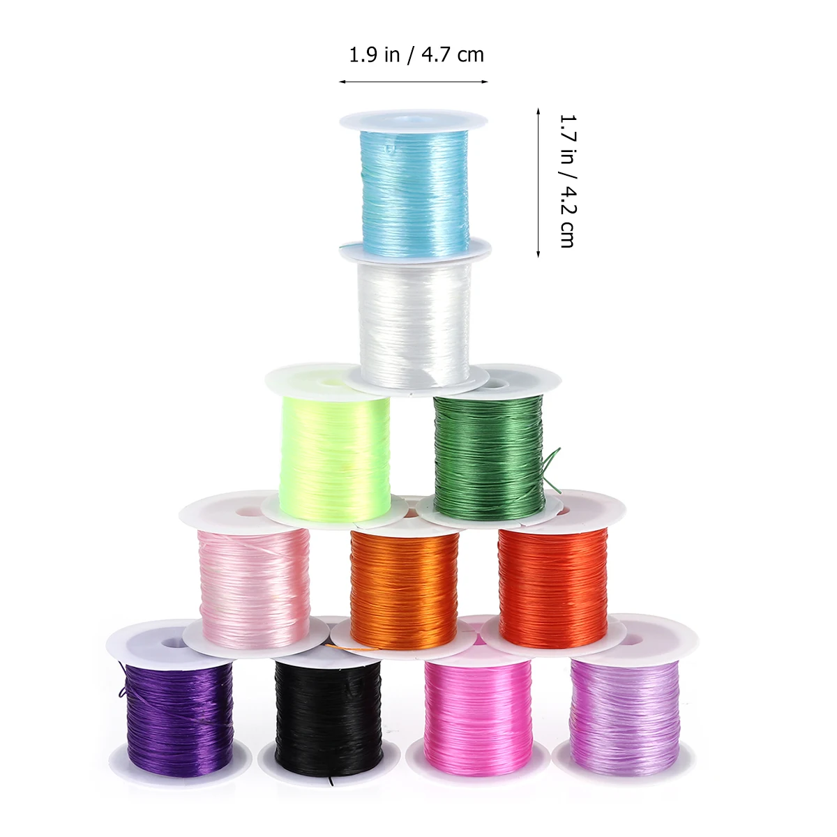 11pcs 11 Rolls Elastic Beaded Bracelet Thread Colorful Jewelry String Durable Crystal Accessories For Necklace Craft Projects
11pcs 11 Rolls Elastic Beaded Bracelet Thread Colorful Jewelry String Durable Crystal Accessories For Necklace Craft Projects