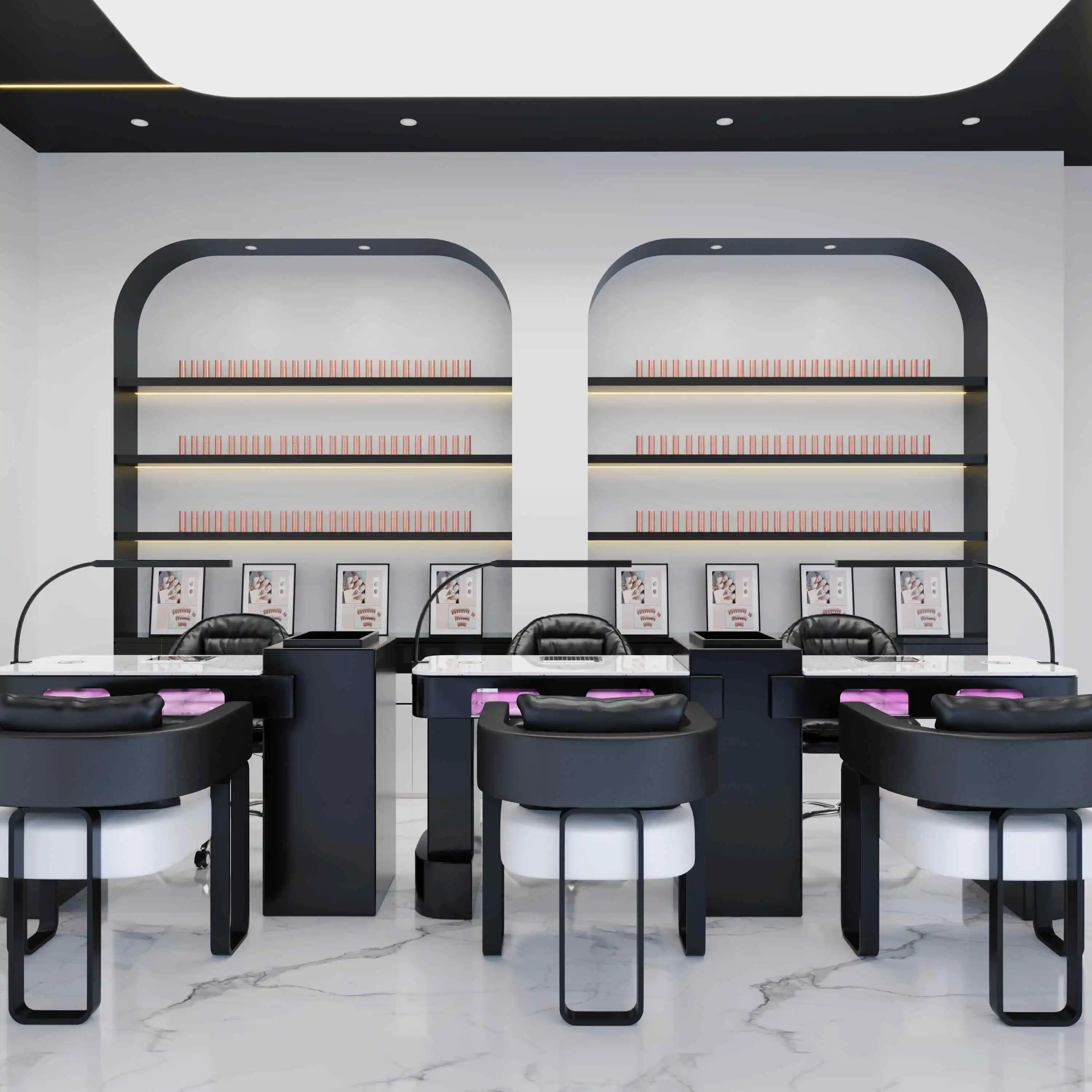 Modern Luxury Factory Custom Salon Furniture Nail Tech Table and Chair Beauty Manicure Table
Modern Luxury Factory Custom Salon Furniture Nail Tech Table and Chair Beauty Manicure Table