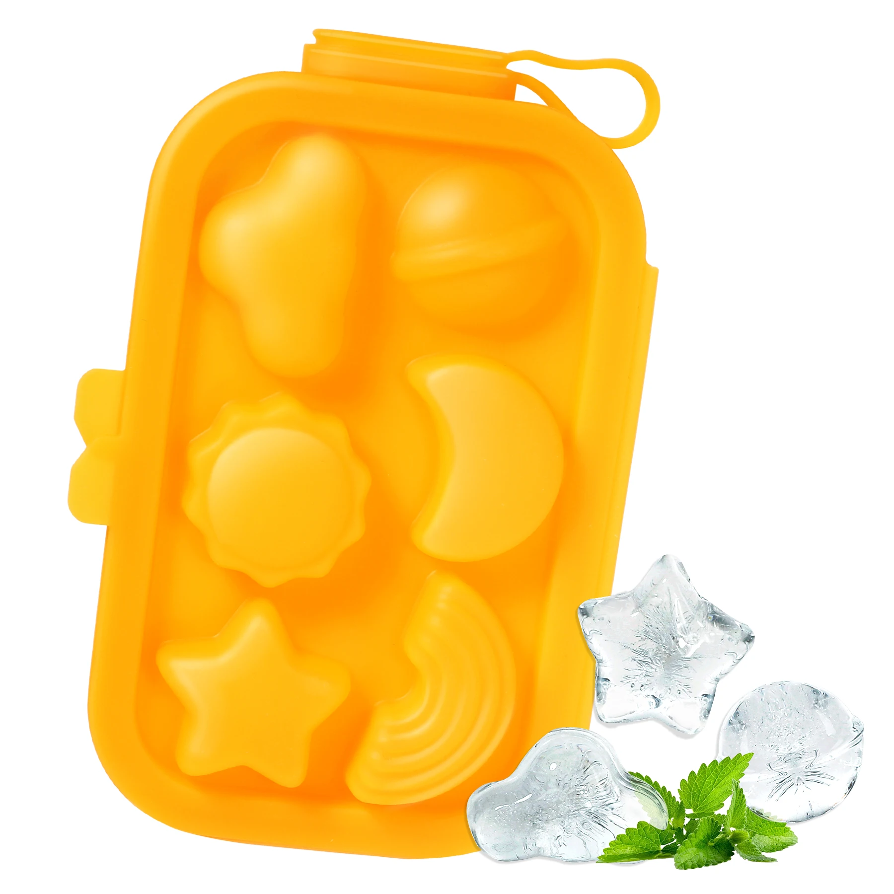 Silicone Eco-Friendly Ice Cube Tray Sphere Shapes Circle Lid 6 Pcs Bar Flexible Whiskey Mold zer Block Oven Safe
Silicone Eco-Friendly Ice Cube Tray Sphere Shapes Circle Lid 6 Pcs Bar Flexible Whiskey Mold zer Block Oven Safe