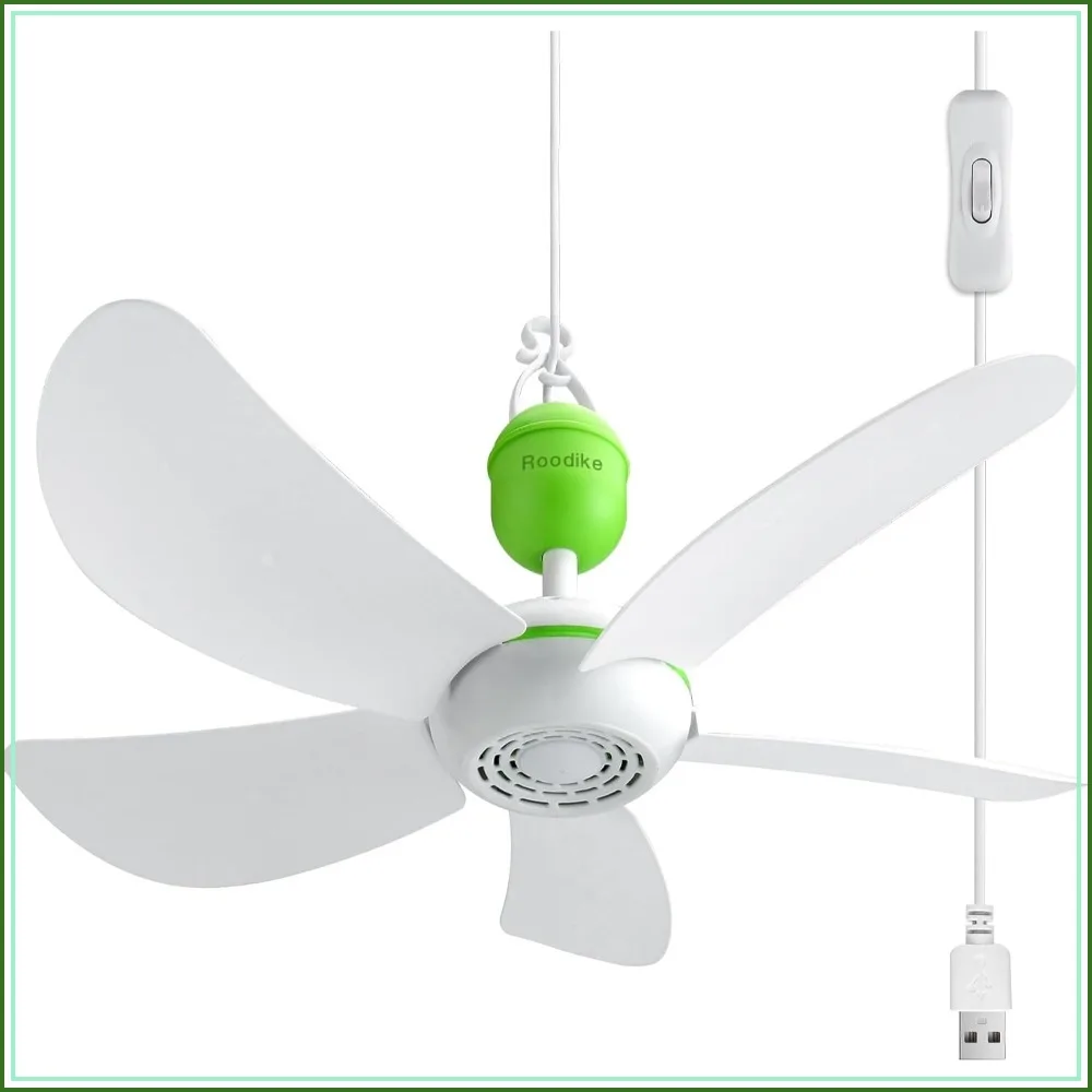17" Portable USB Ceiling Fan for Camping, Tent, RV, Cruise, 13.2 Ft Cord with On/Off Button
17" Portable USB Ceiling Fan for Camping, Tent, RV, Cruise, 13.2 Ft Cord with On/Off Button
