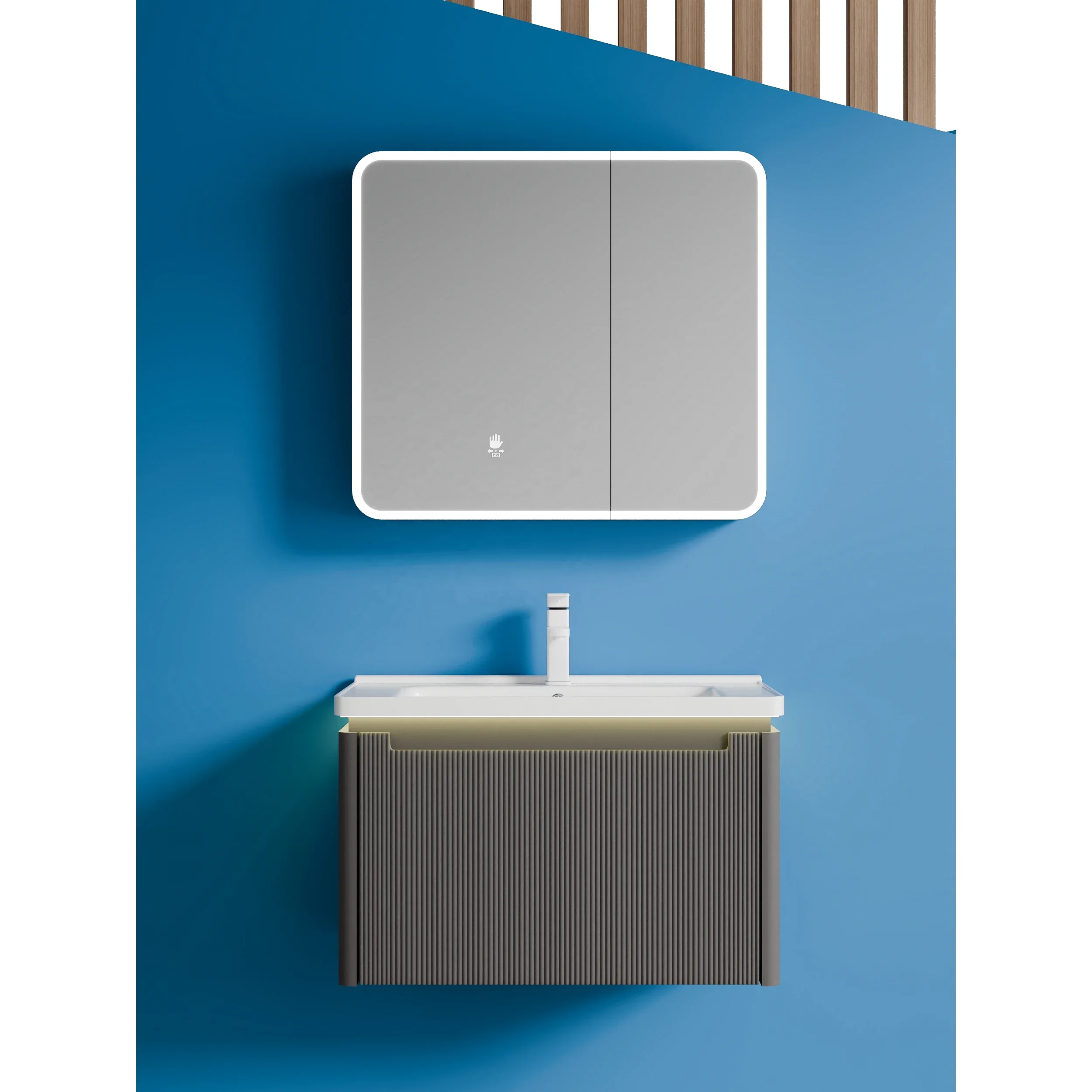 Лидер продаж, роскошный отель из ПВХ, настенный настенный шкаф для умывальника, набор шкафов для ванной комнаты, туалетный столик
Лидер продаж, роскошный отель из ПВХ, настенный настенный шкаф для умывальника, набор шкафов для ванной комнаты, туалетный столик