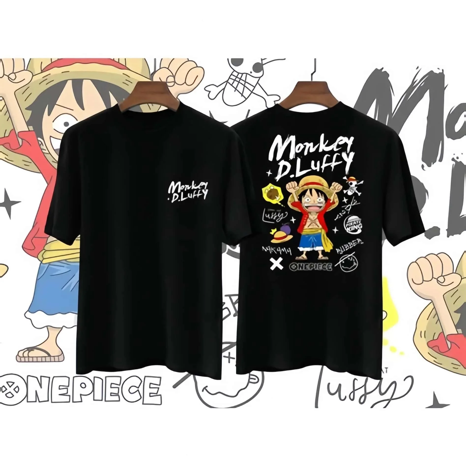 2026 Summer Trendy One Piece Luffy Street Fashion Men's and Women's Summer Plus Size Loose Men's and Women's Pure Cotton T-shirt
2026 Summer Trendy One Piece Luffy Street Fashion Men's and Women's Summer Plus Size Loose Men's and Women's Pure Cotton T-shirt
