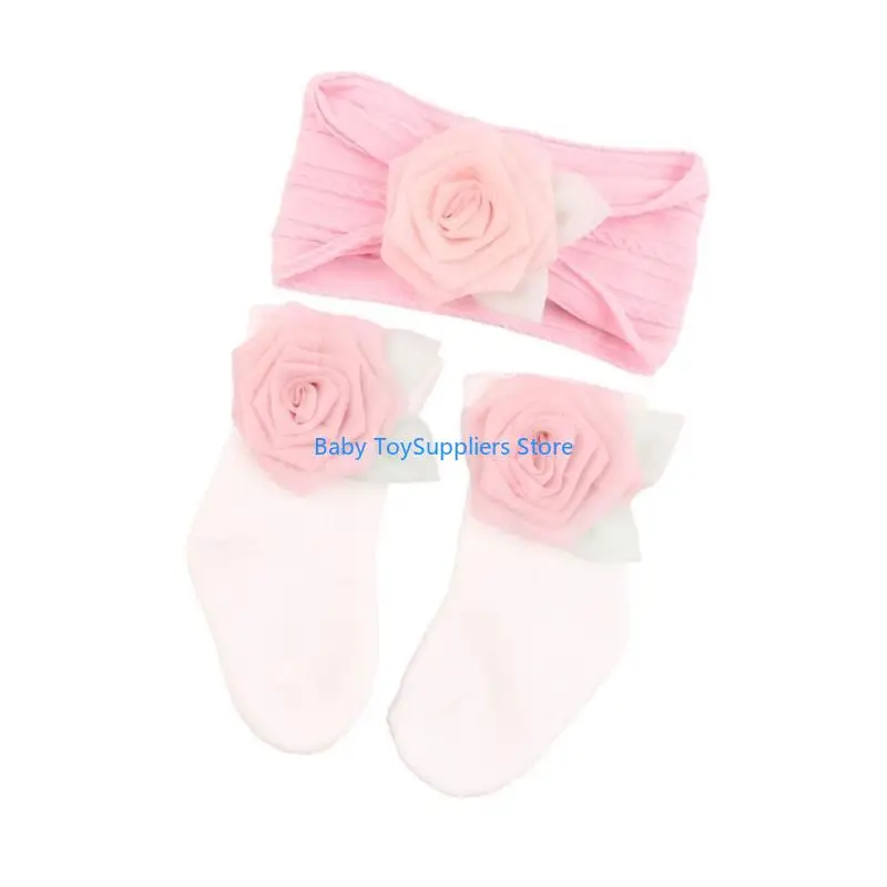 R1WF Infant Socks & Headband Collection Colorful Baby Headwear & Socks Set Cottton
R1WF Infant Socks & Headband Collection Colorful Baby Headwear & Socks Set Cottton