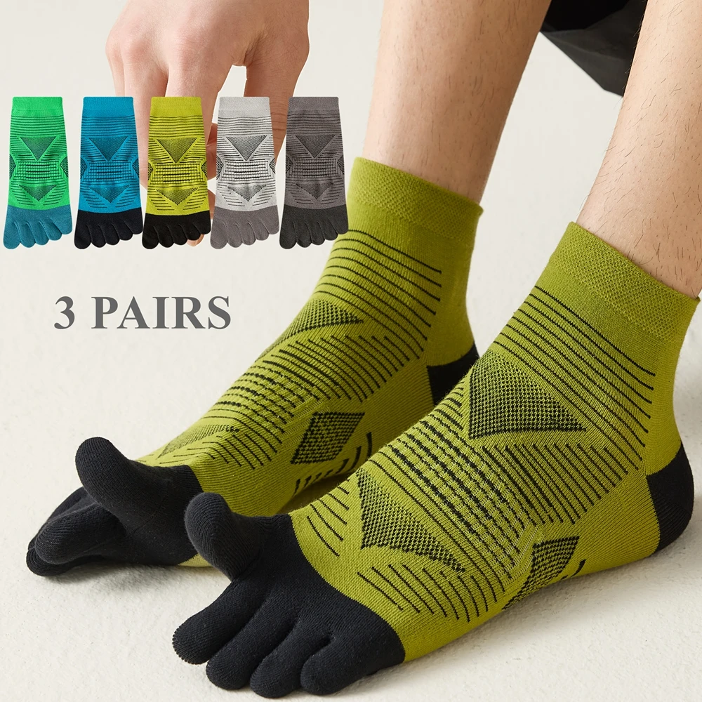 3 Pairs Men Toe Socks Striped Sports Five Finger Socks Man High Quality Cotton Ankle Socks Athletic Anti-slip
3 Pairs Men Toe Socks Striped Sports Five Finger Socks Man High Quality Cotton Ankle Socks Athletic Anti-slip