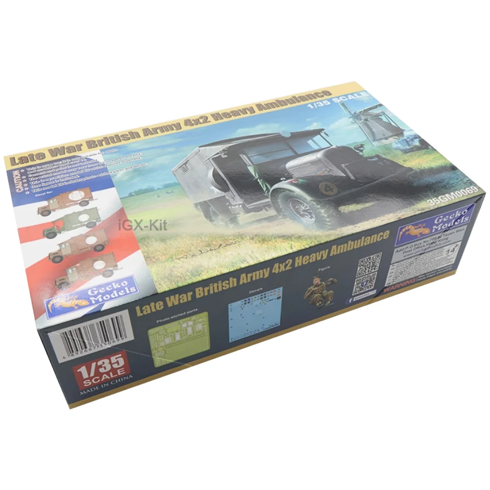 Gecko 35GM0069 1/35 поздняя война Британская армия 4x2 Тяжелая скорая помощь Автомобиль Пластиковое здание Хобби Ремесло Игрушка в сборе Модель Комплект
Gecko 35GM0069 1/35 поздняя война Британская армия 4x2 Тяжелая скорая помощь Автомобиль Пластиковое здание Хобби Ремесло Игрушка в сборе Модель Комплект
