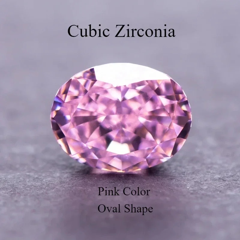 Cubic Zirconia Oval Shape Pink Color 4k Crushed Ice Cut Charm Stone for DIY Jewelry Making Ring Necklace Earrings Main Materials
Cubic Zirconia Oval Shape Pink Color 4k Crushed Ice Cut Charm Stone for DIY Jewelry Making Ring Necklace Earrings Main Materials