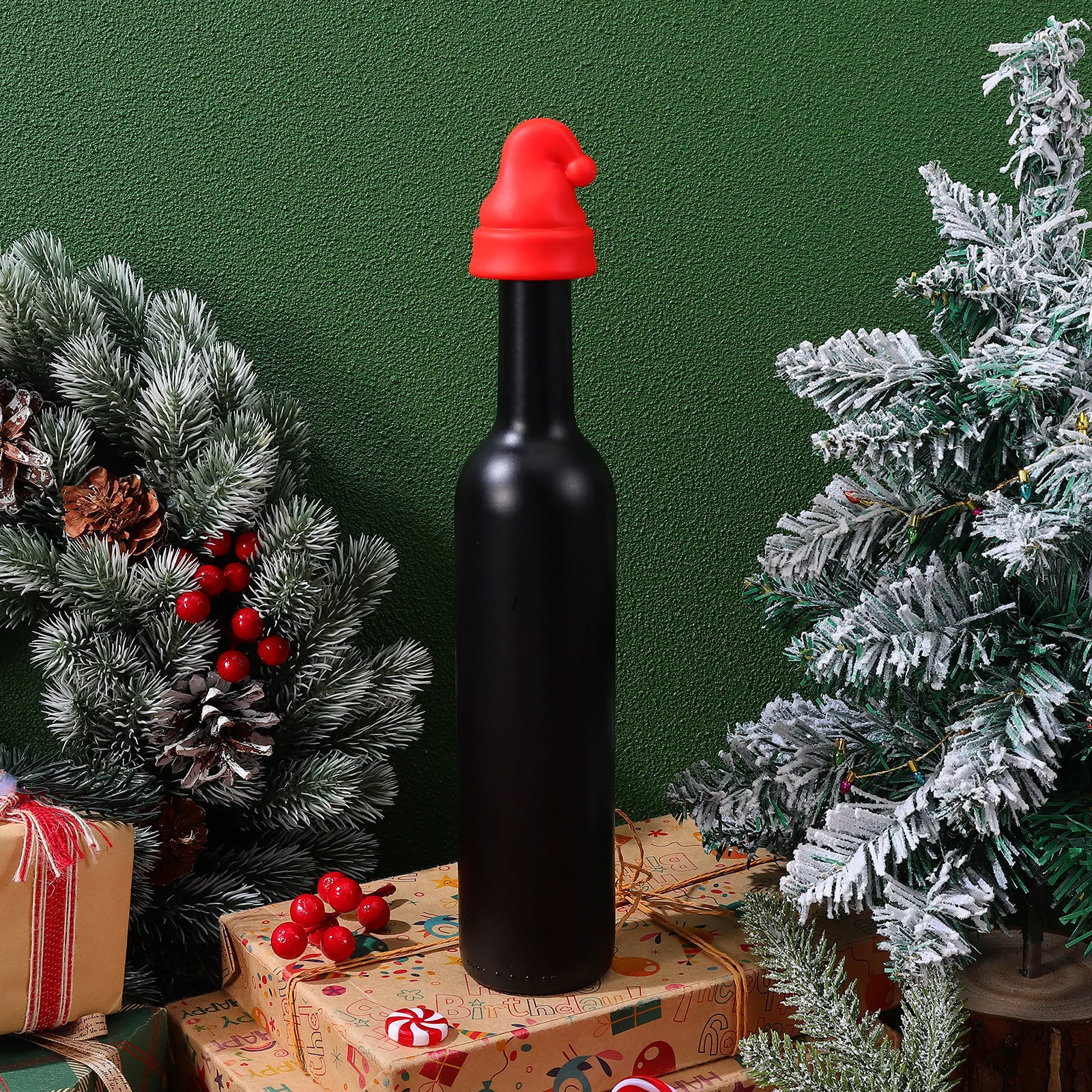 2pcs Wine Stoppers Christmas Hat Silicone Bottle Plugs Reusable Decorative Sealing Caps For Soda Beer Vinegar Party
2pcs Wine Stoppers Christmas Hat Silicone Bottle Plugs Reusable Decorative Sealing Caps For Soda Beer Vinegar Party