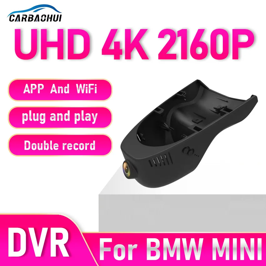 HD 4K 2160P Простой в установке автомобильный видеорегистратор Видеорегистратор Видеорегистратор Камера для BMW MINI Cooper Countryman Clubman Convertible Cabrio ONE
HD 4K 2160P Простой в установке автомобильный видеорегистратор Видеорегистратор Видеорегистратор Камера для BMW MINI Cooper Countryman Clubman Convertible Cabrio ONE
