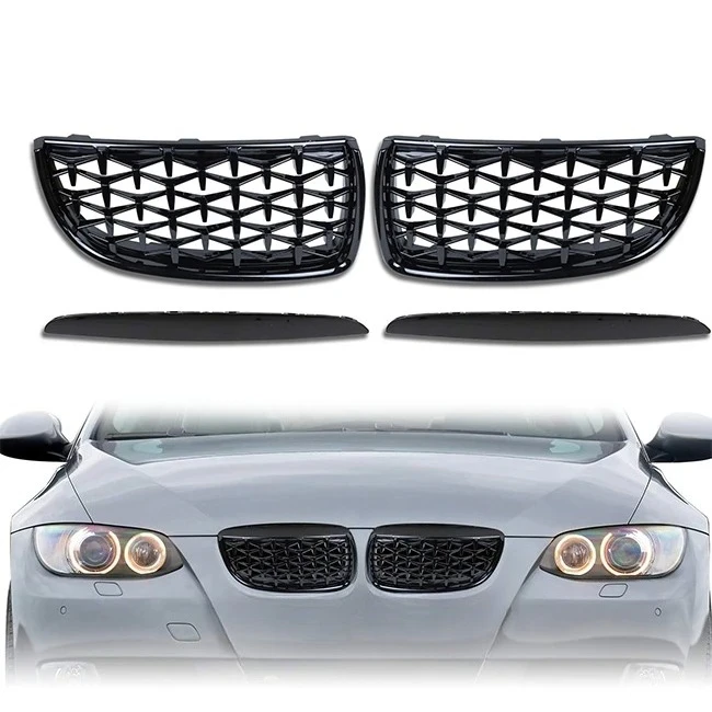 Factory 05-08 Diamond Black Chrome for BMW 3 Series Accessories E90 2005-2008 Front Bumper Grille
Factory 05-08 Diamond Black Chrome for BMW 3 Series Accessories E90 2005-2008 Front Bumper Grille