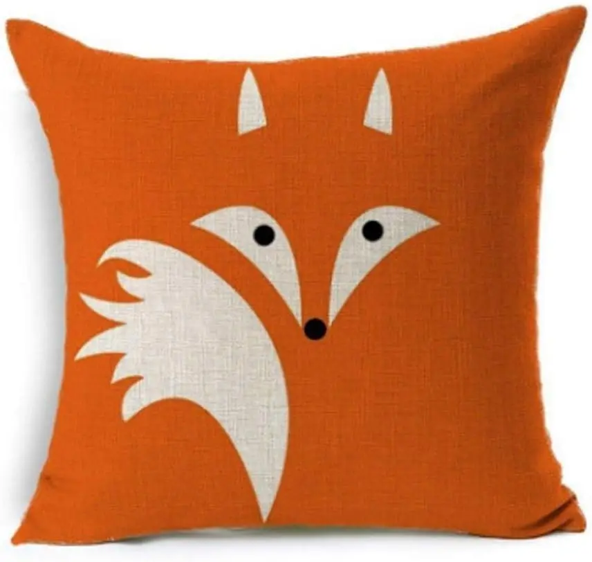1pc Cotton Linen Home Decorative Cute Fox Throw Pillow Covers Cushion Cover 45X45cm Wedding Decorative Pillow Cases
1pc Cotton Linen Home Decorative Cute Fox Throw Pillow Covers Cushion Cover 45X45cm Wedding Decorative Pillow Cases