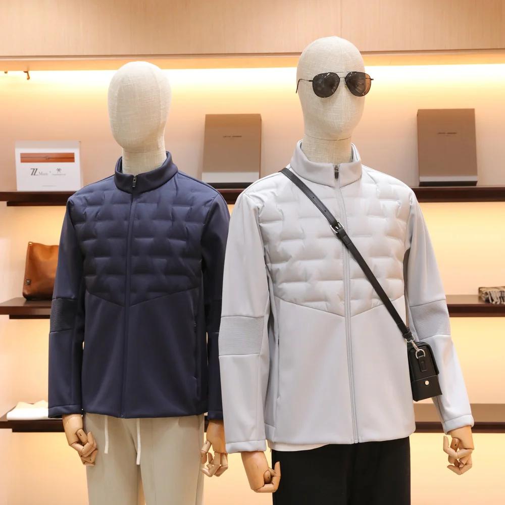 New Generation Lightweight Warm Series Men's down Jacket Patchwork Stand Collar Anti-Weather High Warmth 2025 Autumn Winter
New Generation Lightweight Warm Series Men's down Jacket Patchwork Stand Collar Anti-Weather High Warmth 2025 Autumn Winter