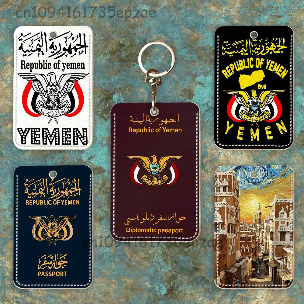 Yemen National Emblem Passport Map Custom Access Card Case Leather Card Holder Keychain Key Ring Transportation Card Case Gifts
Yemen National Emblem Passport Map Custom Access Card Case Leather Card Holder Keychain Key Ring Transportation Card Case Gifts