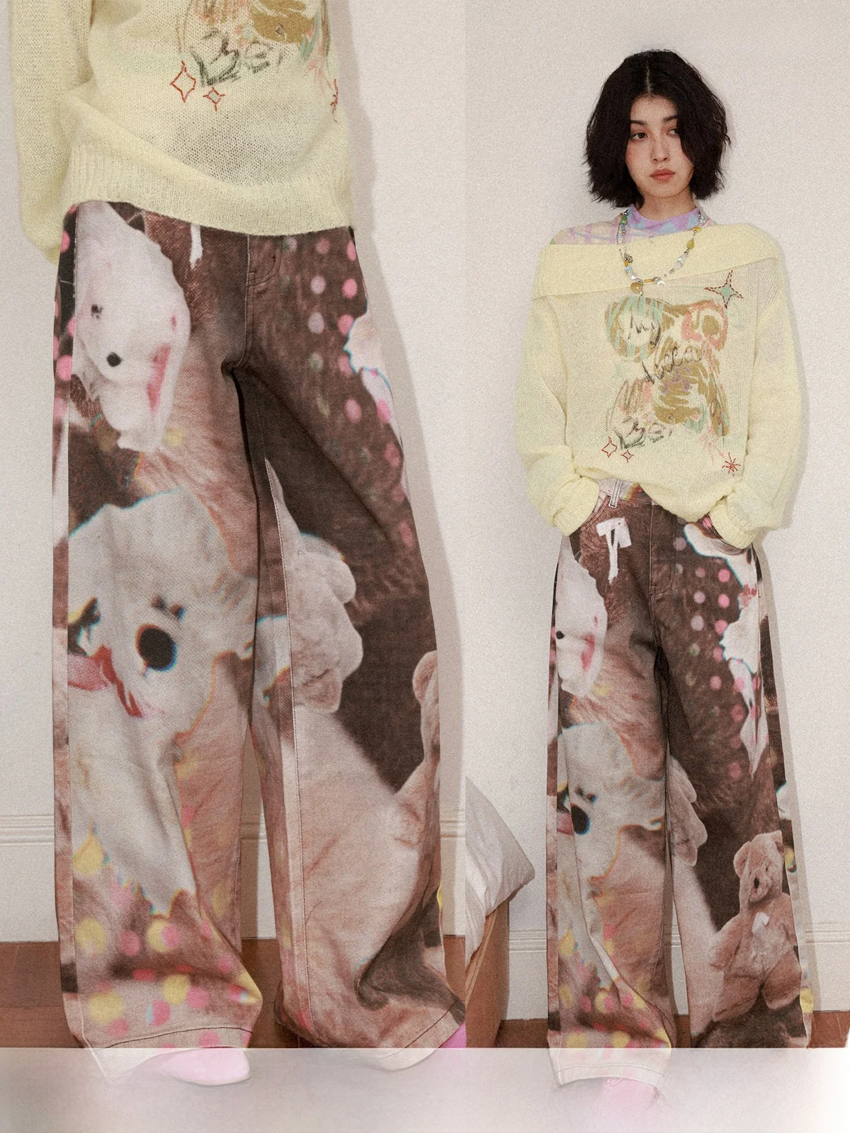 Джинсы Chtry Girl X4 Doll Club свободного кроя с широкими штанинами, без растяжек, в стиле Lazy Slouchy, с эффектом похудения, с высокой талией, из хлопкового денима
Джинсы Chtry Girl X4 Doll Club свободного кроя с широкими штанинами, без растяжек, в стиле Lazy Slouchy, с эффектом похудения, с высокой талией, из хлопкового денима