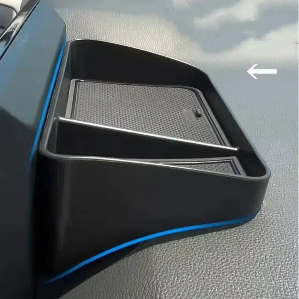 Car Dashboard Instrument Panel Storage Box Container Plate Fit For Toyota Rav4 Rav 4 XA50 2019 - 2024 Black Interior Accessories