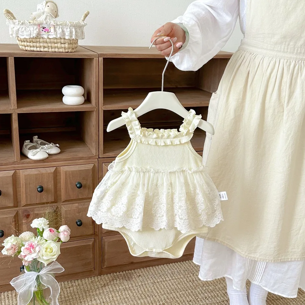 Cute Baby Girl Dress Romper 0-2Years Newborn Princess Sleeveless Lace Skirted Bodysuit Outfits Birthday Party Summer Clothes
Cute Baby Girl Dress Romper 0-2Years Newborn Princess Sleeveless Lace Skirted Bodysuit Outfits Birthday Party Summer Clothes