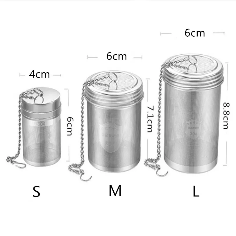 Stainless Steel Tea Infuser Locking Spice Leaf Tea Ball Strainer Mesh Tea Filter Home Kitchen Accessories Hanging Teapot 3 Size
Stainless Steel Tea Infuser Locking Spice Leaf Tea Ball Strainer Mesh Tea Filter Home Kitchen Accessories Hanging Teapot 3 Size