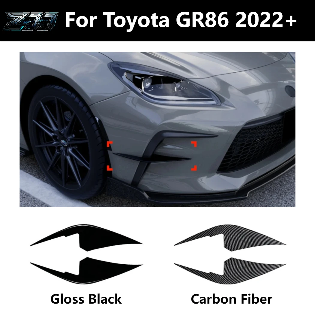New Front Wind Knife Vent Grille Spoiler Exterior Decal Refit For Toyota GR86 2022+
New Front Wind Knife Vent Grille Spoiler Exterior Decal Refit For Toyota GR86 2022+