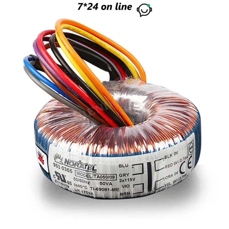 T-030 NORATEL 50W Dual 6V 9V 12V 15V 25V 55V Импортный тороидальный трансформатор 50VA
T-030 NORATEL 50W Dual 6V 9V 12V 15V 25V 55V Импортный тороидальный трансформатор 50VA
