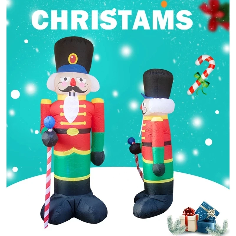 2.4M Christmas Cartoon Soldier Inflatable Airblown Ornaments Prop Yard Giant Lawn Inflatables Garden Home Outdoor Interior Decor
2.4M Christmas Cartoon Soldier Inflatable Airblown Ornaments Prop Yard Giant Lawn Inflatables Garden Home Outdoor Interior Decor
