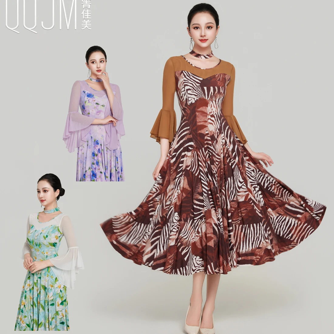 2026 New Modern Dance Dress Waltz Big Swing Flower Costume Ballroom Performance Dance Dress For Women's National Standard Dress
2026 New Modern Dance Dress Waltz Big Swing Flower Costume Ballroom Performance Dance Dress For Women's National Standard Dress