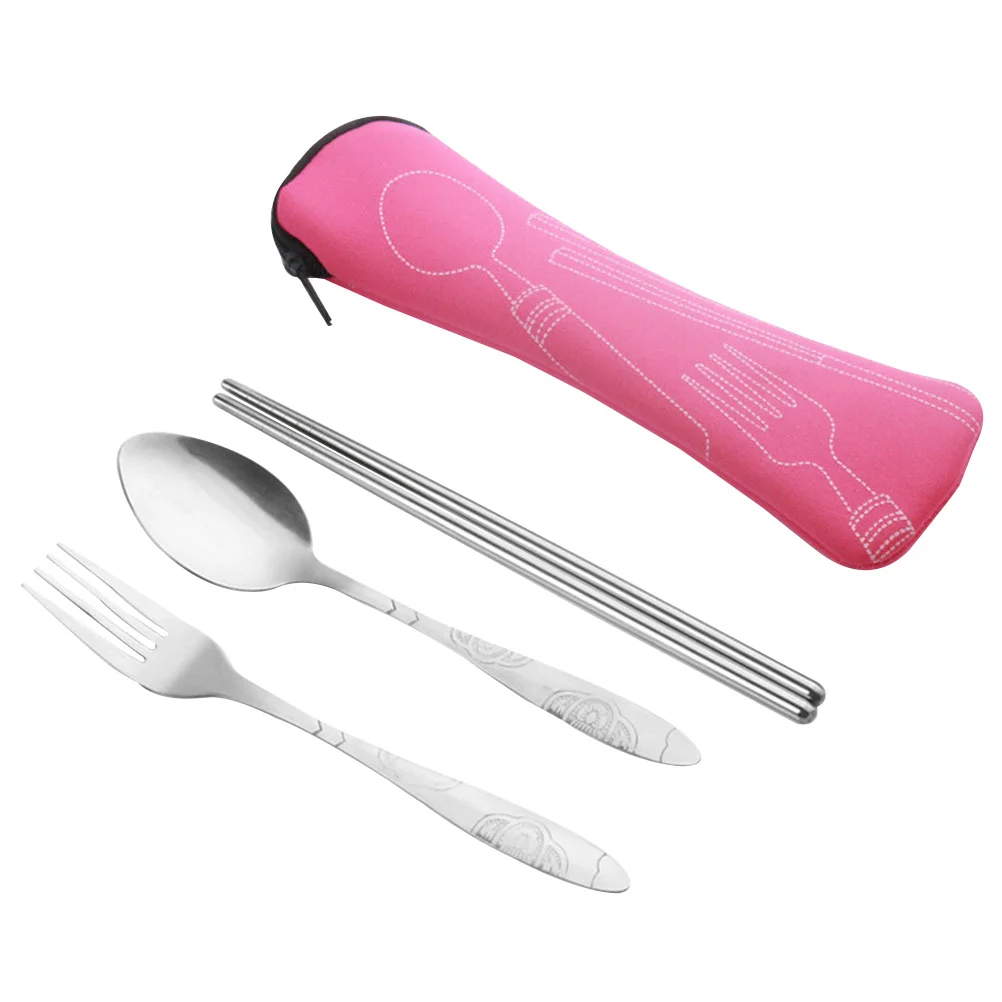 4Pcs Cutlery Set Stainless Steel Portable Utensil Set Eco Friendly Tableware for Outdoor Camping Bbq Trekking Lunch on The Go
4Pcs Cutlery Set Stainless Steel Portable Utensil Set Eco Friendly Tableware for Outdoor Camping Bbq Trekking Lunch on The Go