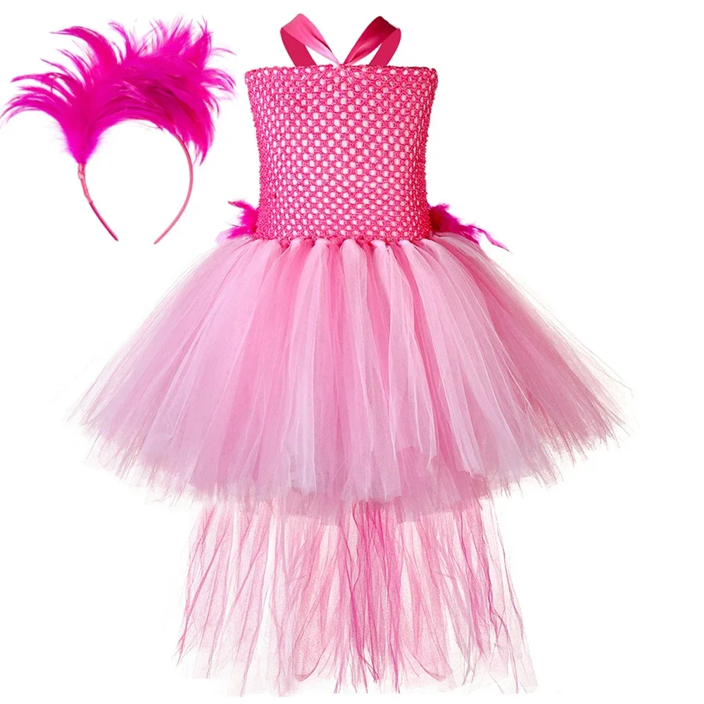 Mascot Parrot Flamingo Costume for Carnival Halloween Party Dresses Black Pink Girls Train Feathers Bird Animal Tutu Dress
Mascot Parrot Flamingo Costume for Carnival Halloween Party Dresses Black Pink Girls Train Feathers Bird Animal Tutu Dress