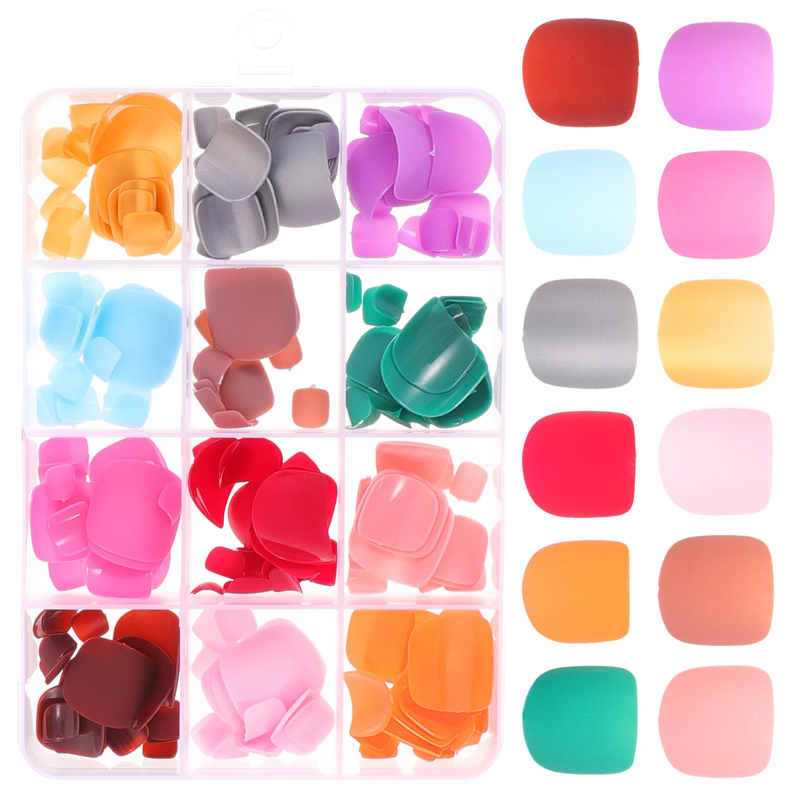 Box Fake Toe Nails Frosted Design Premium ABS Material Multiple Sizes for Wedding Halloween Christmas Nail Art Supplies
Box Fake Toe Nails Frosted Design Premium ABS Material Multiple Sizes for Wedding Halloween Christmas Nail Art Supplies