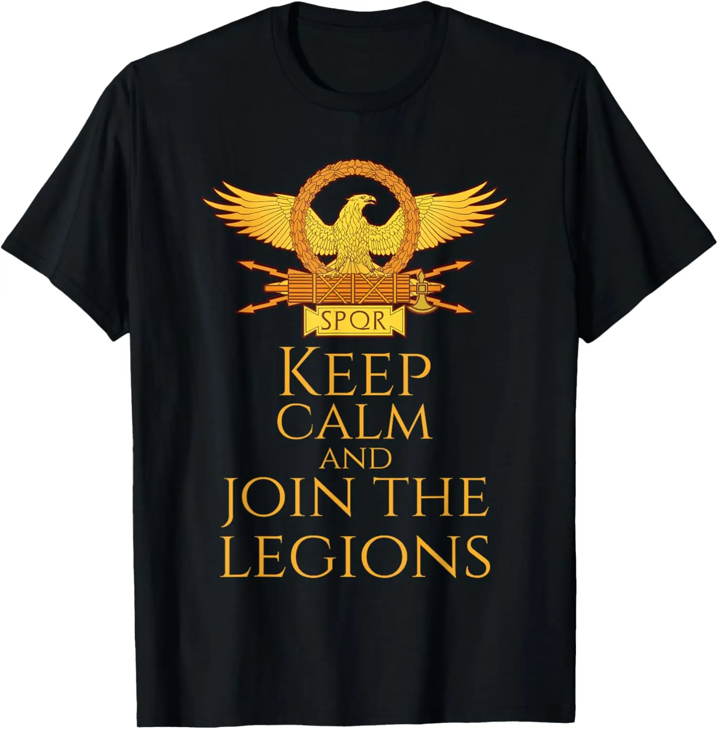 Roman Legionary Eagle - Keep Calm and Join The Legions T-Shirt Short Sleeve Casual 100% Cotton Shift
Roman Legionary Eagle - Keep Calm and Join The Legions T-Shirt Short Sleeve Casual 100% Cotton Shift