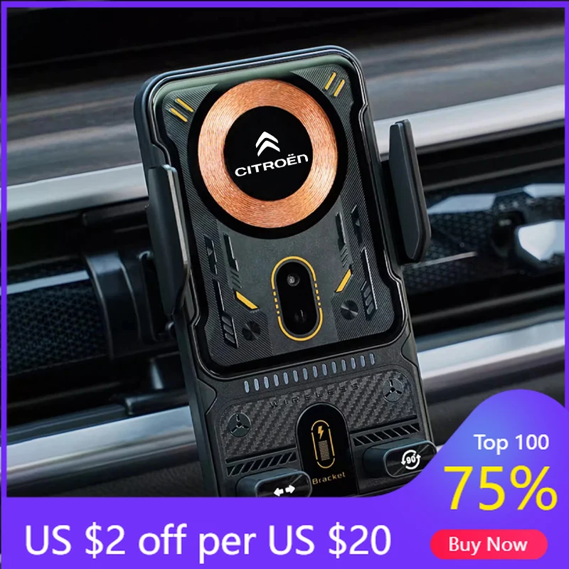 2026 Hot Car Sticker Punk Mechanical Style Phone Holder Car Electric Wireless Charging Board For Citroen C4 C3 C5 C5X e-C4 X e-C
2026 Hot Car Sticker Punk Mechanical Style Phone Holder Car Electric Wireless Charging Board For Citroen C4 C3 C5 C5X e-C4 X e-C