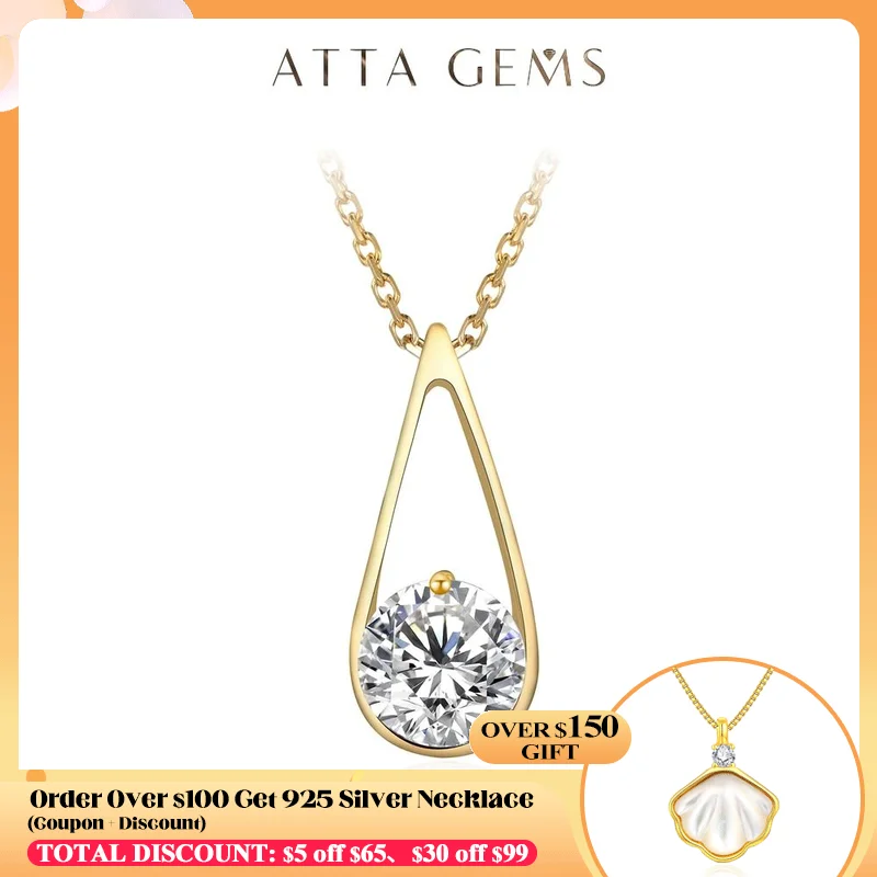 ATTAGEMS 6.0mm D/VVS1 Color Luxurly Moissanite Pendant for Women Soild 10K 14K 18K Real Diamond Necklace for Anniversary Gift
ATTAGEMS 6.0mm D/VVS1 Color Luxurly Moissanite Pendant for Women Soild 10K 14K 18K Real Diamond Necklace for Anniversary Gift