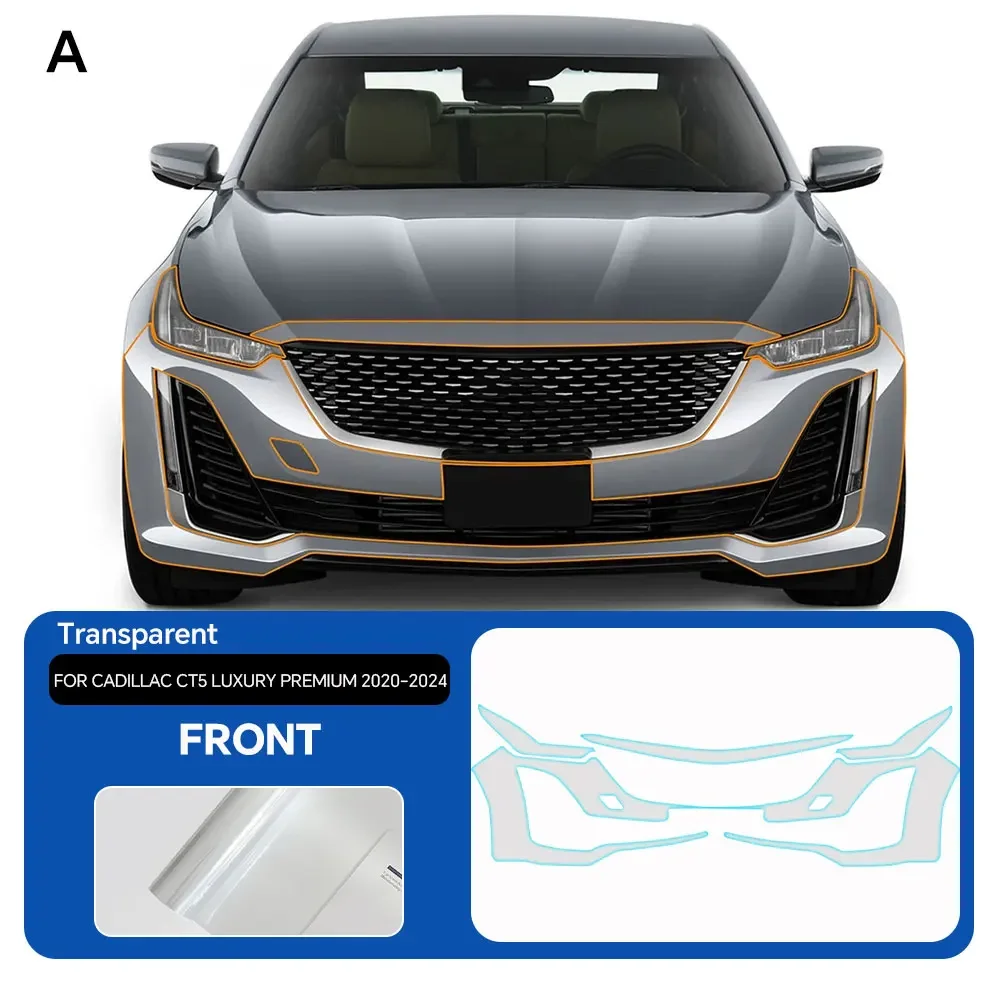 For Cadillac CT5 Luxury Premium 2020-2024 TPU Body Bumper Door Pre-cut Sticker Paint Protection Film PPF Kit And Transparent
For Cadillac CT5 Luxury Premium 2020-2024 TPU Body Bumper Door Pre-cut Sticker Paint Protection Film PPF Kit And Transparent