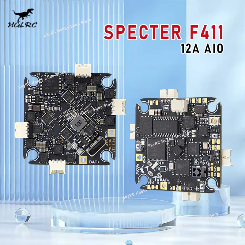 HGLRC SPECTER F411 AIO FC - 12A 4in1 ESC ELRS 2.4G 400mW 2-4S 25.5x25.5mm FPV RC Accessory
HGLRC SPECTER F411 AIO FC - 12A 4in1 ESC ELRS 2.4G 400mW 2-4S 25.5x25.5mm FPV RC Accessory