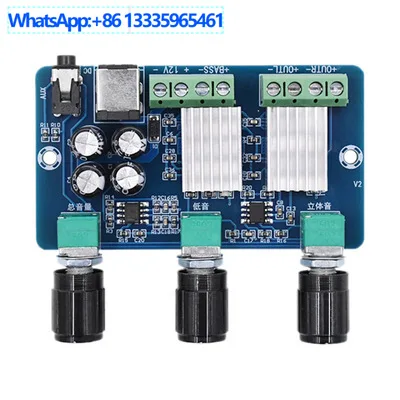 XH-A355 YDA138-E Плата цифрового усилителя мощности 2,1 канала 2*15 Вт + 30 Вт с настройкой стерео
XH-A355 YDA138-E Плата цифрового усилителя мощности 2,1 канала 2*15 Вт + 30 Вт с настройкой стерео