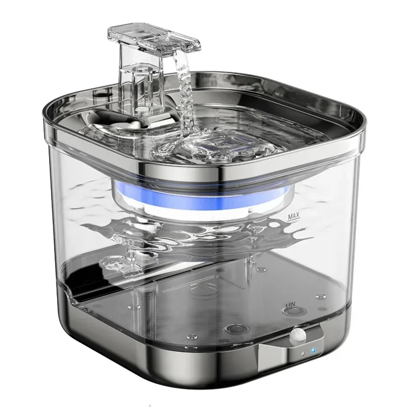 cross-border Silent Stainless Steel Cat Water Fountain Cat Water Fountain Wireless
cross-border Silent Stainless Steel Cat Water Fountain Cat Water Fountain Wireless