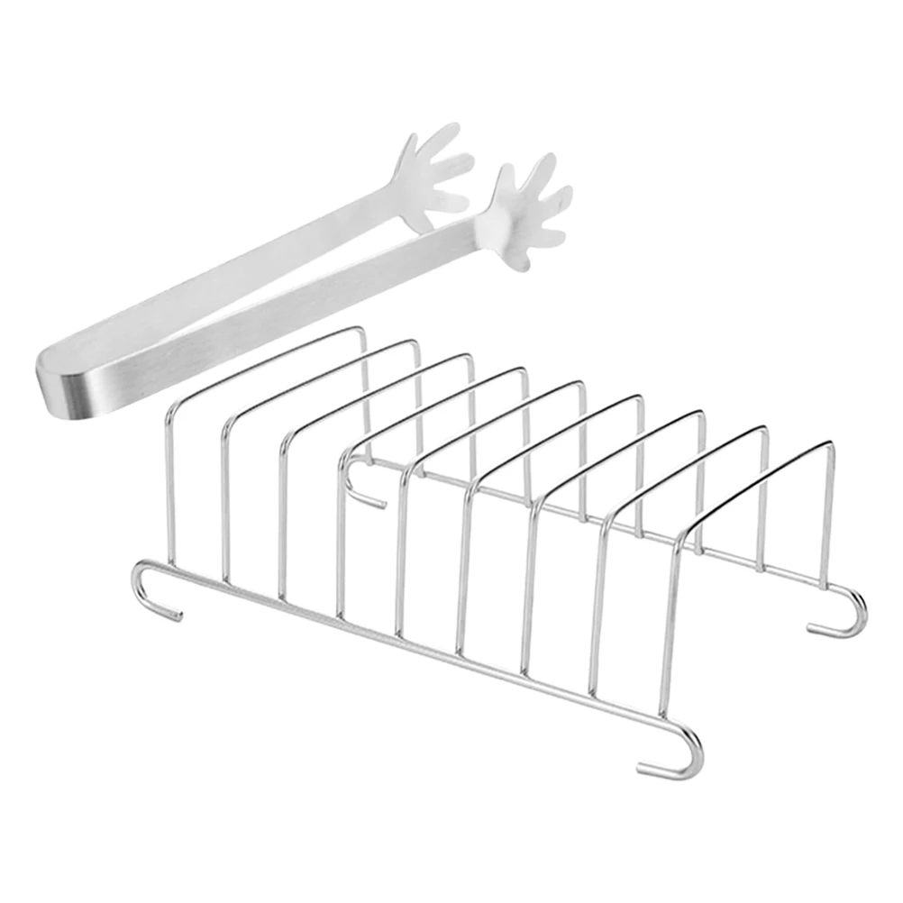 1 set 1 Set Stainless Steel Air Fryer Set Toast Rack Food Clip Multifunctional Durable Travel Accessories Bread 
1 set 1 Set Stainless Steel Air Fryer Set Toast Rack Food Clip Multifunctional Durable Travel Accessories Bread