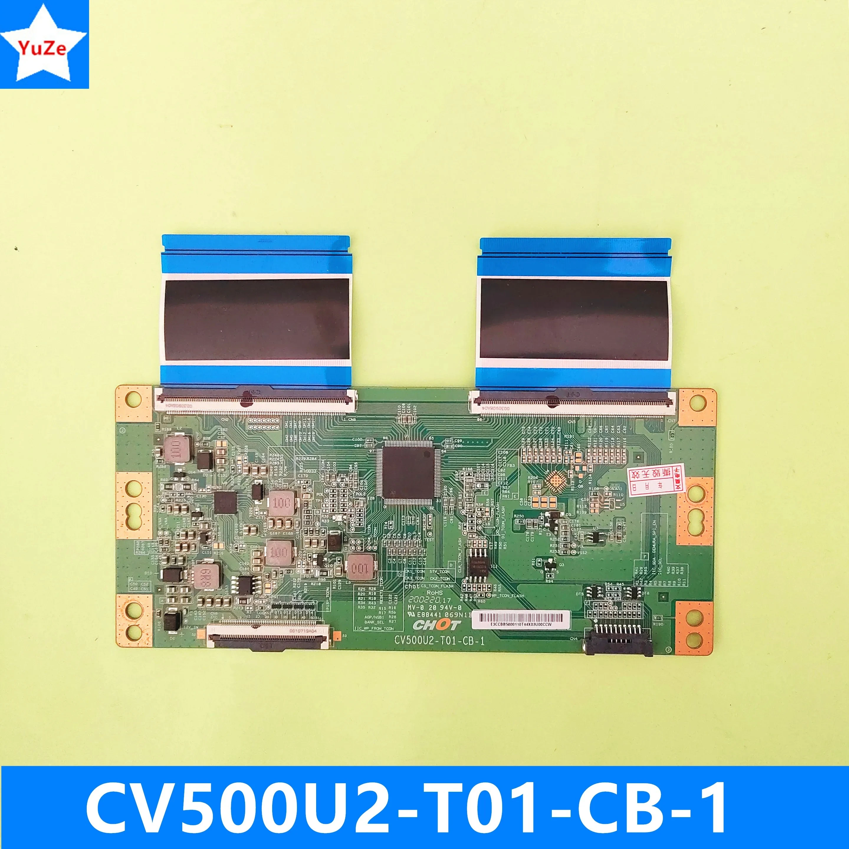 T-con Board CV500U2 T01 CB 1 for 50'' 50 inch 50H6570G 50PUS7505/12 50AE7000FTUK 50A60GMV 50PUF7294/T3 50U5069 TV Logic Board
T-con Board CV500U2 T01 CB 1 for 50'' 50 inch 50H6570G 50PUS7505/12 50AE7000FTUK 50A60GMV 50PUF7294/T3 50U5069 TV Logic Board