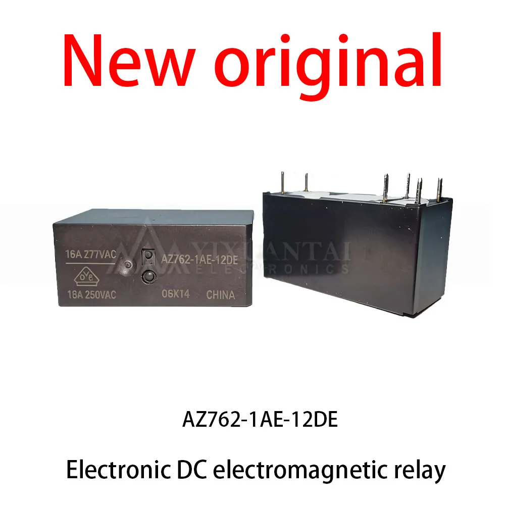 5Pcs/Lot New original AZ762-1AE-12DE Electronic DC electromagnetic relay
5Pcs/Lot New original AZ762-1AE-12DE Electronic DC electromagnetic relay
