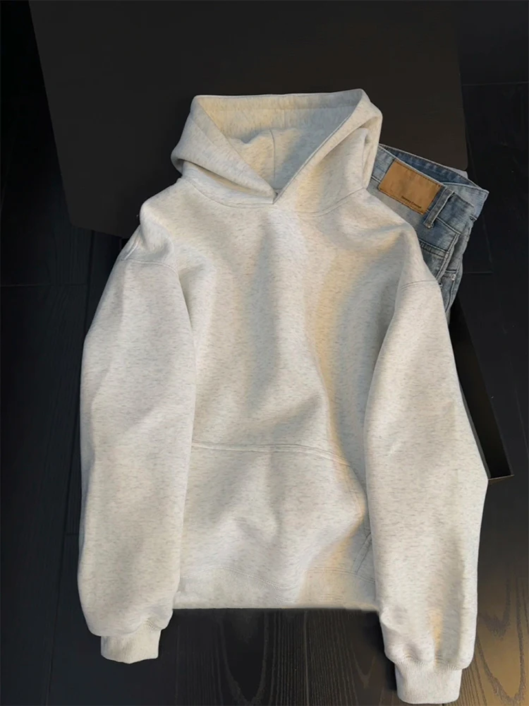 Gray Hoodie Men's Short Sleeveless Hooded Jacket Cleanfit Casual Sportswear Autumn Vintage No Rope Shoulder-Length Coat
Gray Hoodie Men's Short Sleeveless Hooded Jacket Cleanfit Casual Sportswear Autumn Vintage No Rope Shoulder-Length Coat