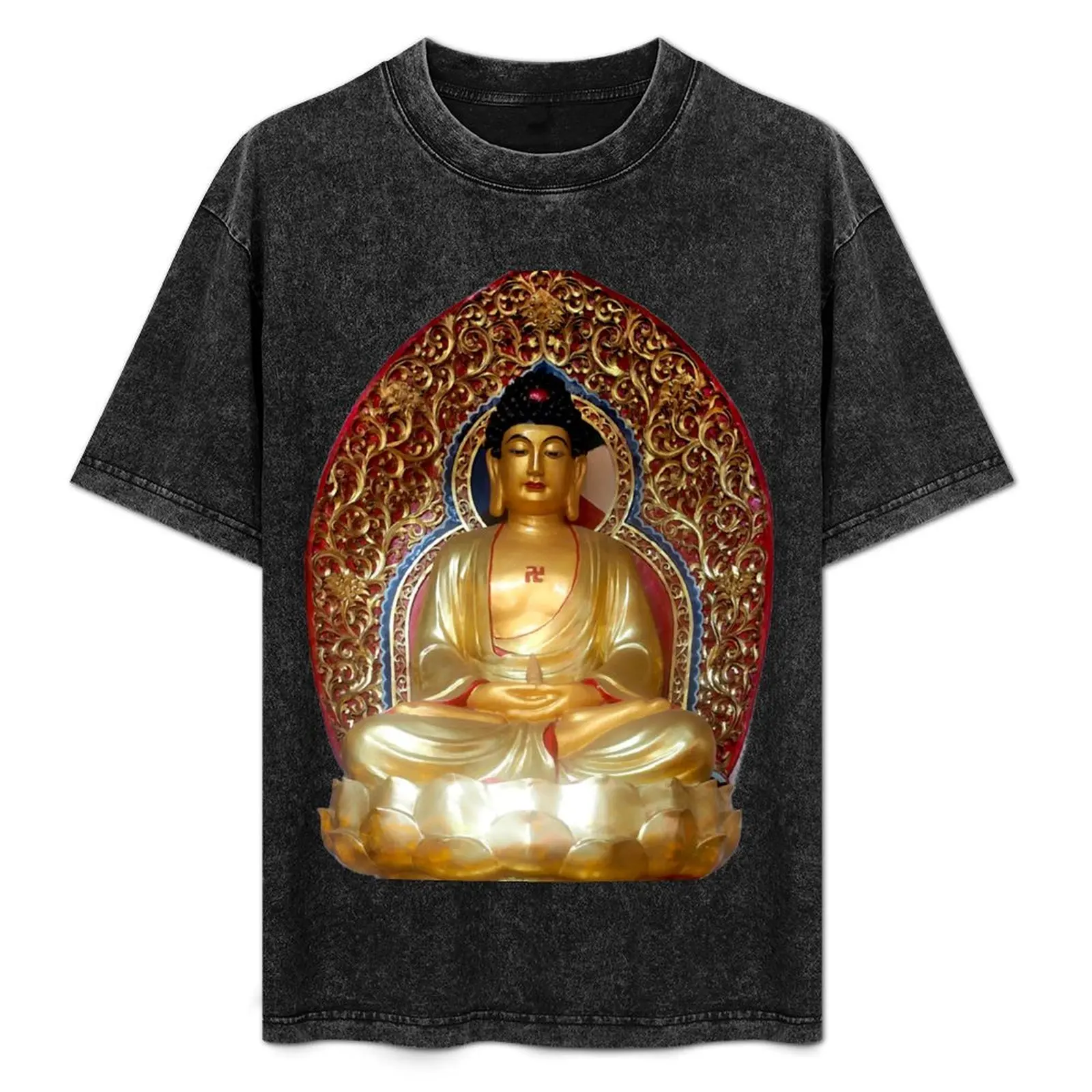 Golden Buddha T-Shirt Plus Size Basic Short Sleeve Top
Golden Buddha T-Shirt Plus Size Basic Short Sleeve Top