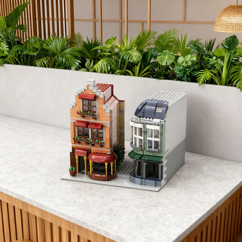 2196pcs MOC Shopping street Modular Streetscape Model Building blocks Construction Christmas gifts toy creative DIY idea Brick
2196pcs MOC Shopping street Modular Streetscape Model Building blocks Construction Christmas gifts toy creative DIY idea Brick
