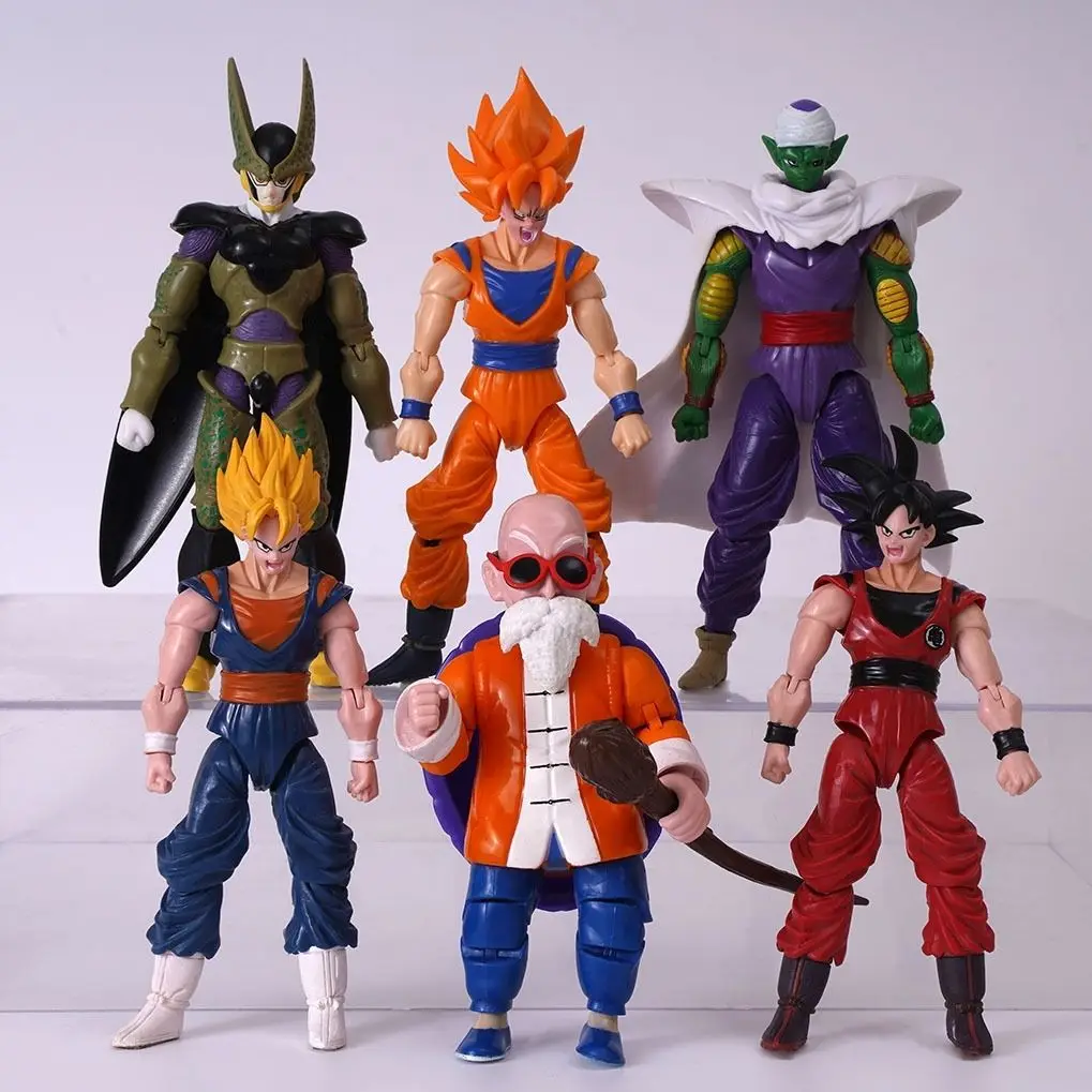 12-18CM Anime Dragon Ball Z Super Saiyan Son Goku Broly Vegeta Anime Action Figure Model Gifts Collectible Figurines for Kids
12-18CM Anime Dragon Ball Z Super Saiyan Son Goku Broly Vegeta Anime Action Figure Model Gifts Collectible Figurines for Kids