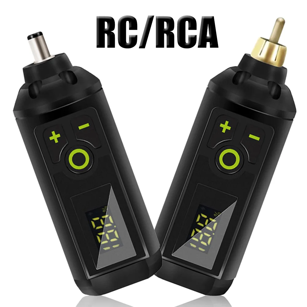 Professional Portable Wireless Tattoo Power Supply RCA/DC Interface Tattoo Rechargeable Batterry For Rotary Tattoo Machine Pen
Professional Portable Wireless Tattoo Power Supply RCA/DC Interface Tattoo Rechargeable Batterry For Rotary Tattoo Machine Pen